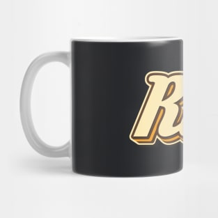 Run typography Mug